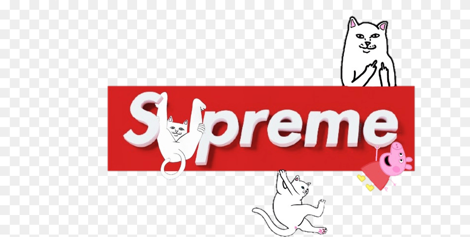 Pikacku Playboy Supreme Sticker Gucci Lilxanarchy Cartoon, Logo, Animal, Cat, Mammal Free Png