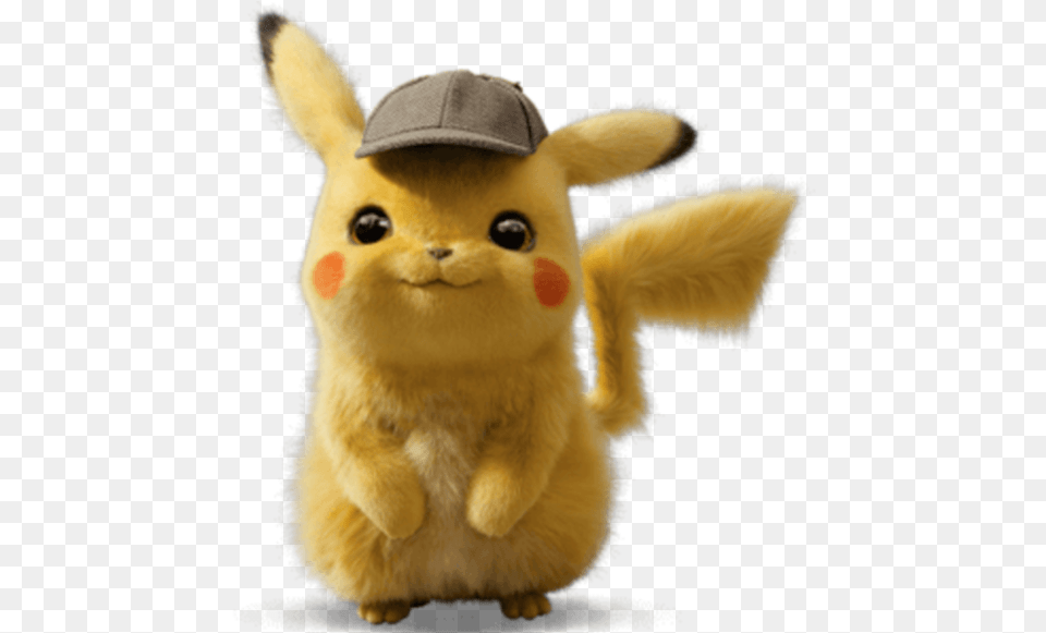 Pikareynolds Pokemon Detective Pikachu, Plush, Toy, Animal, Cat Free Transparent Png
