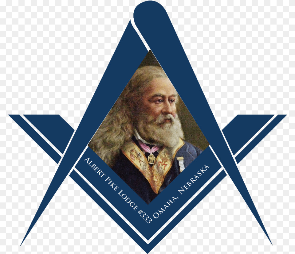 Pike Lodge 333 Logo Square And Compass Clipart, Adult, Male, Man, Person Png Image