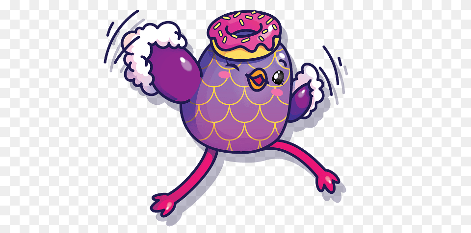 Pikmi Pop Omelette The Ostrich, Purple, Baby, Person Free Png