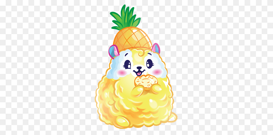 Pikmi Pop Scuddle The Hamster, Food, Fruit, Pineapple, Plant Free Png