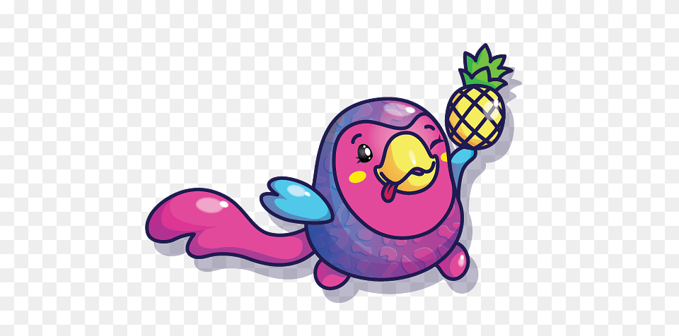 Pikmi Pop Squawk The Parrot, Purple, Food, Fruit, Plant Free Transparent Png