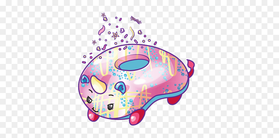 Pikmi Pop Sweets The Rhinoceros, Art, Graphics, Purple Png Image