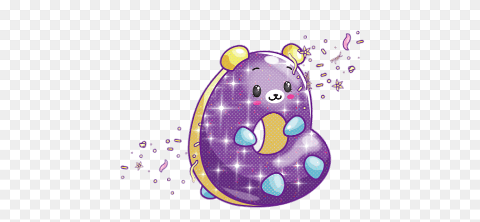 Pikmi Pop Tuck The Bear, Purple Png