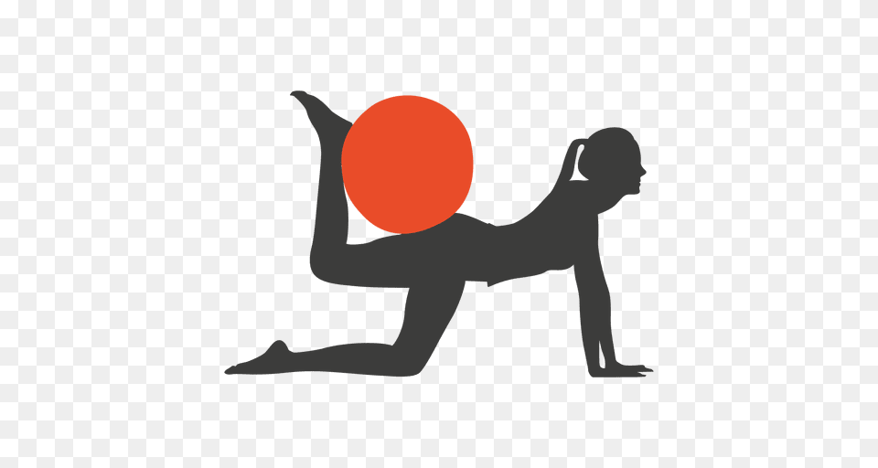 Pilates Exercise Girl Silhouette, Person, Head Png