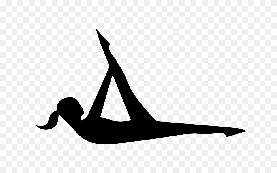 Pilates Intense Interval Training, Silhouette, Smoke Pipe, Stencil, Fitness Free Png Download