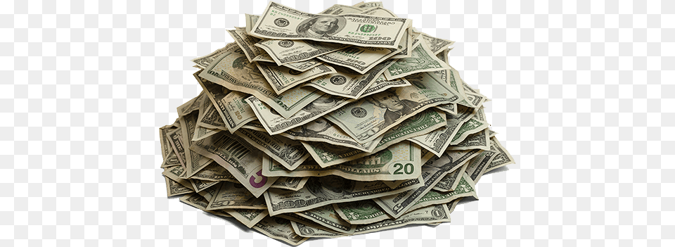 Pile Of Cash Money, Dollar Free Transparent Png