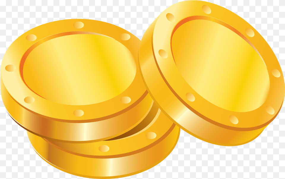 Pile Of Coins, Gold, Window Free Transparent Png