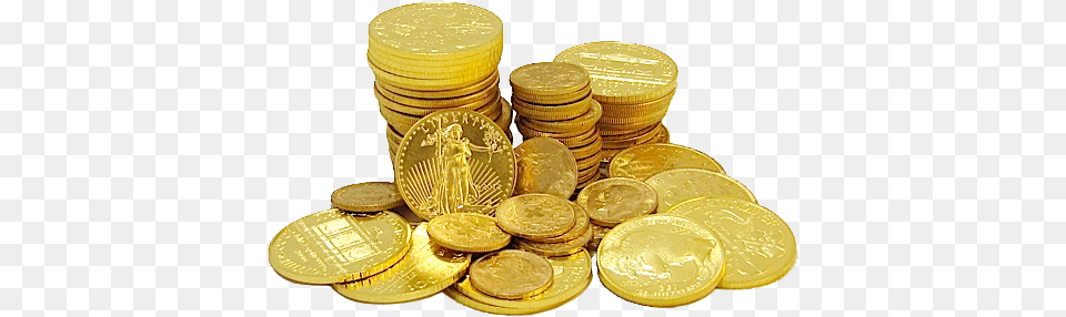 Pile Of Gold Coins 3 Gold Coins Hd, Treasure, Coin, Money, Accessories Free Png