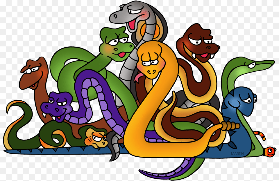 Pile Of Snakes Cartoon, Face, Head, Person Free Png