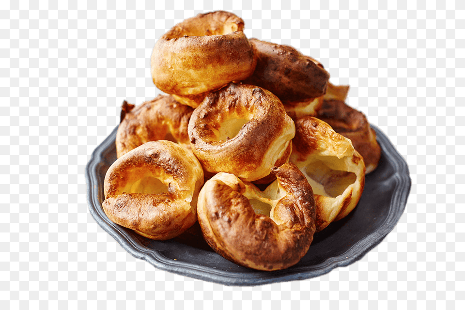 Pile Of Yorkshire Puddings, Dessert, Food, Pastry, Bread Free Png Download