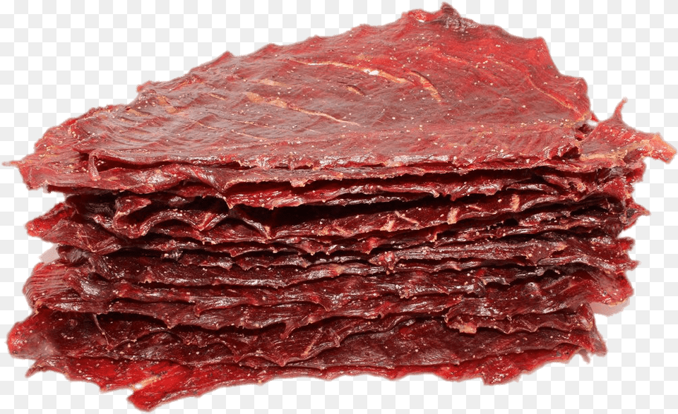Piled Up Slices Of Beef Jerky Sheet Of Beef Jerky, Food, Meat, Pork Free Png Download