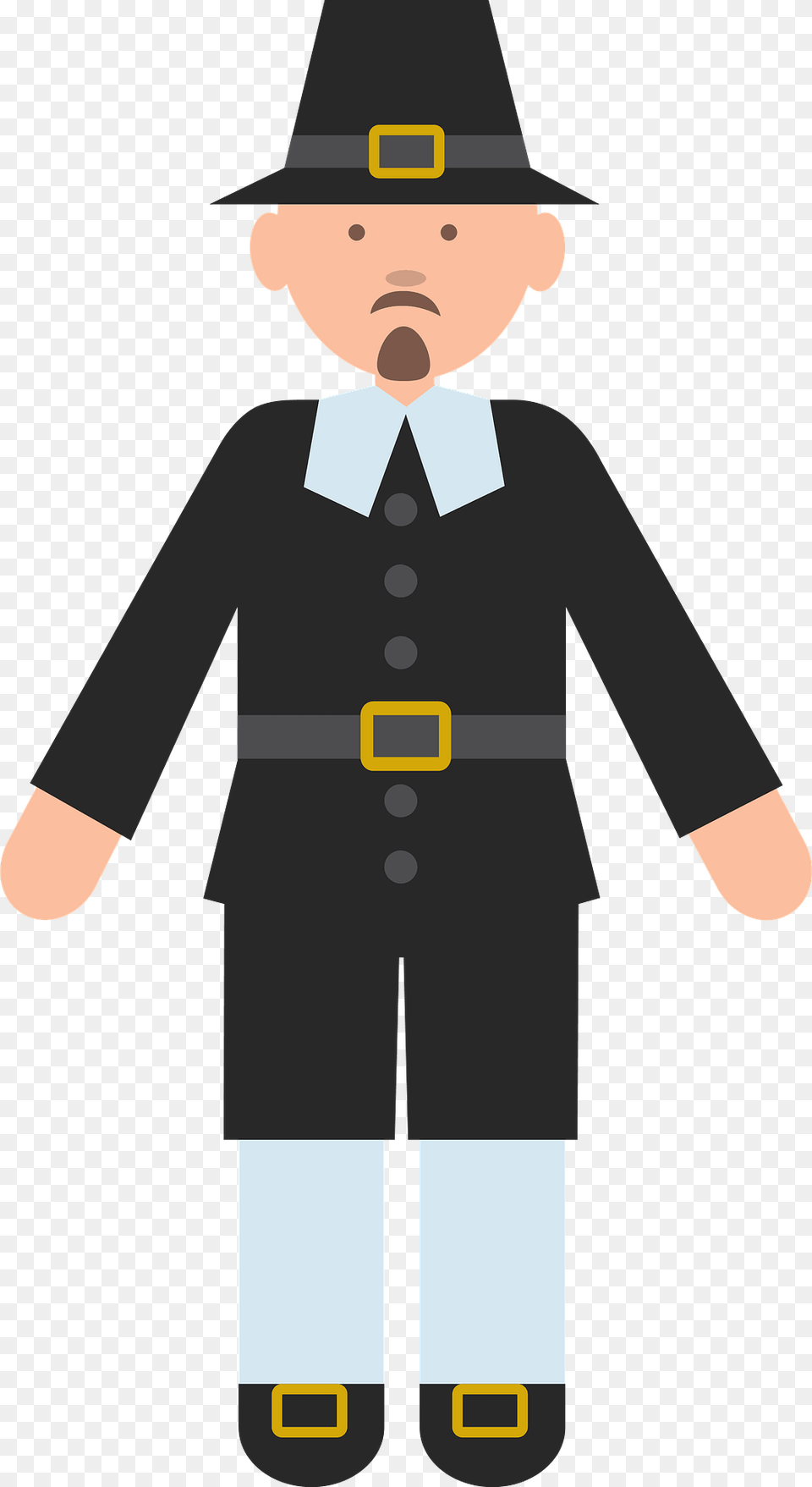 Pilgrim Clipart, Person, Face, Head Png Image