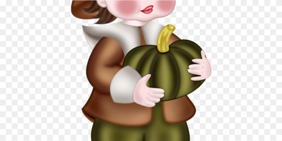 Pilgrim Clipart Accion De Gracias Cartoon, Food, Fruit, Plant, Produce Png Image