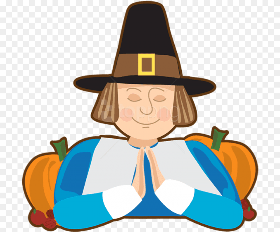 Pilgrims Cliparts Transparent Background Thanksgiving Pilgrim, Clothing, Hat, Photography, Sun Hat Png Image