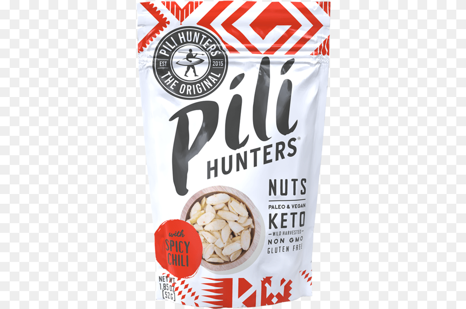 Pili Hunters Nuts With Heart Healthy Avocado Oil Almond, Food, Snack, Person Free Png