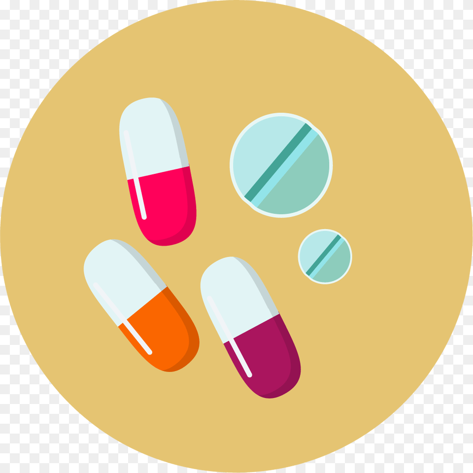 Pill, Capsule, Medication, Disk Free Png Download