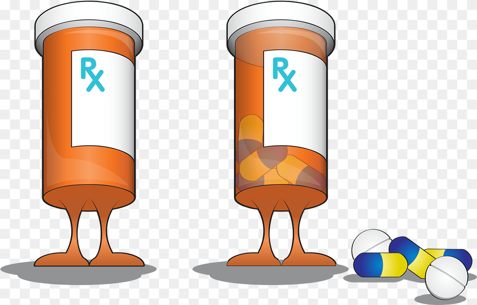 Pill Bottle Mascots Illustration, Glass, Medication, Shaker Png