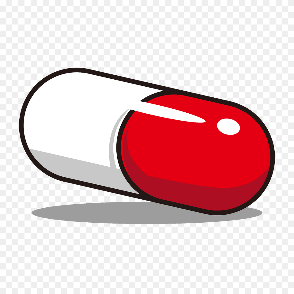 Pill Emoji Clipart, Capsule, Medication Png Image