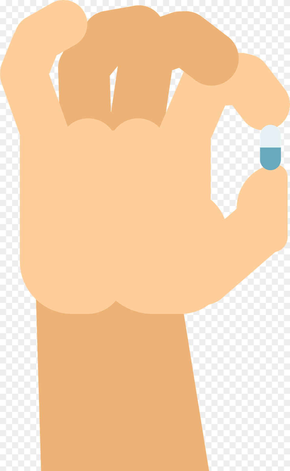 Pill In A Hand Clipart, Body Part, Person, Wrist, Finger Png Image