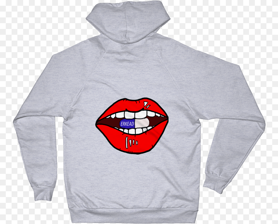 Pill Lip Logo Hoodie, Clothing, Sweater, Knitwear, Hood Free Transparent Png