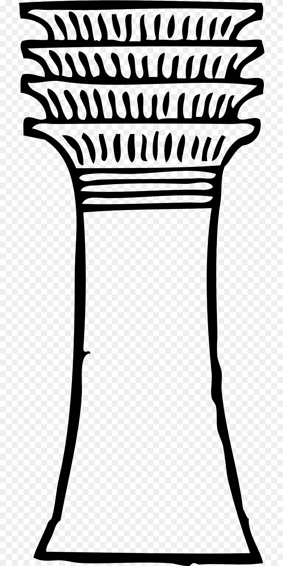 Pillar Clip Art, Gray Free Transparent Png