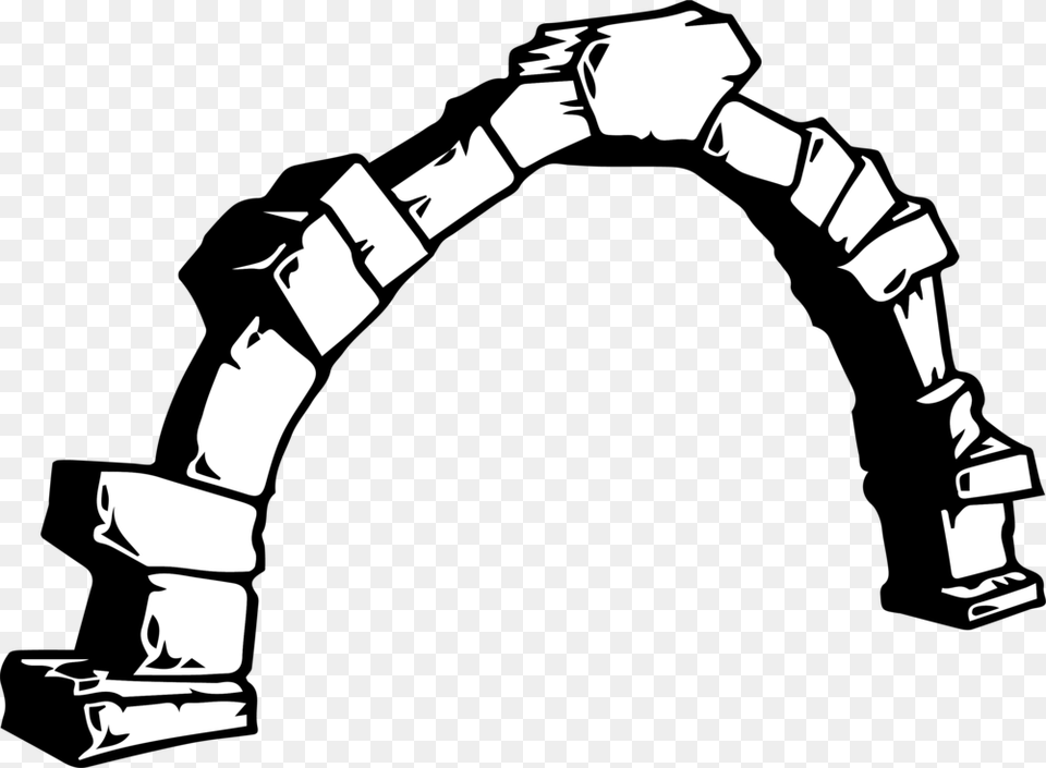 Pillar Drawing Stone Stone Mason Clip Art, Arch, Architecture, Stencil, Person Free Png