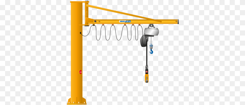 Pillar Jib Crane, Construction, Construction Crane, Light, Traffic Light Free Png