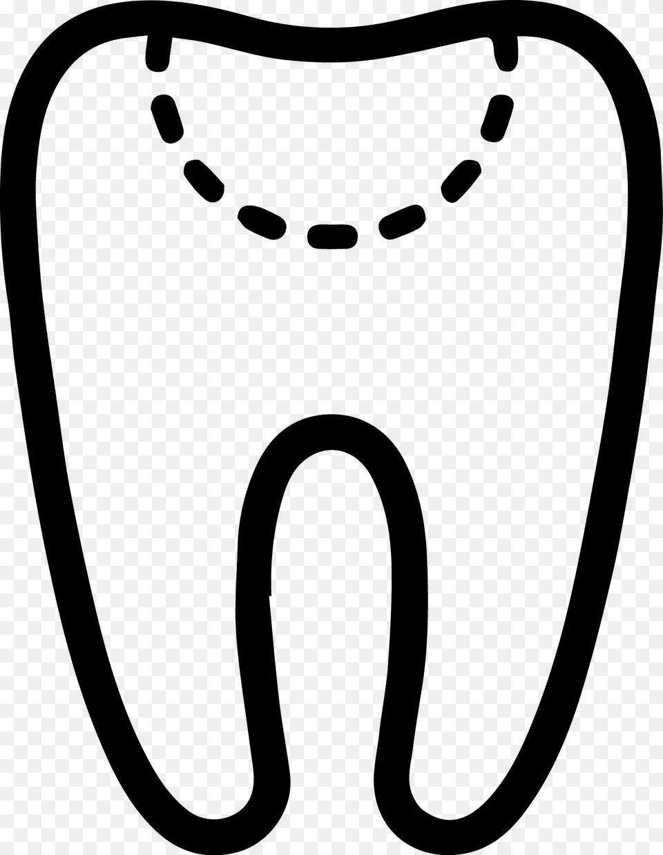 Pillow Clipart Pellow Clipart Library Library Smiling Tooth, Stencil, Body Part, Mouth, Person Free Png