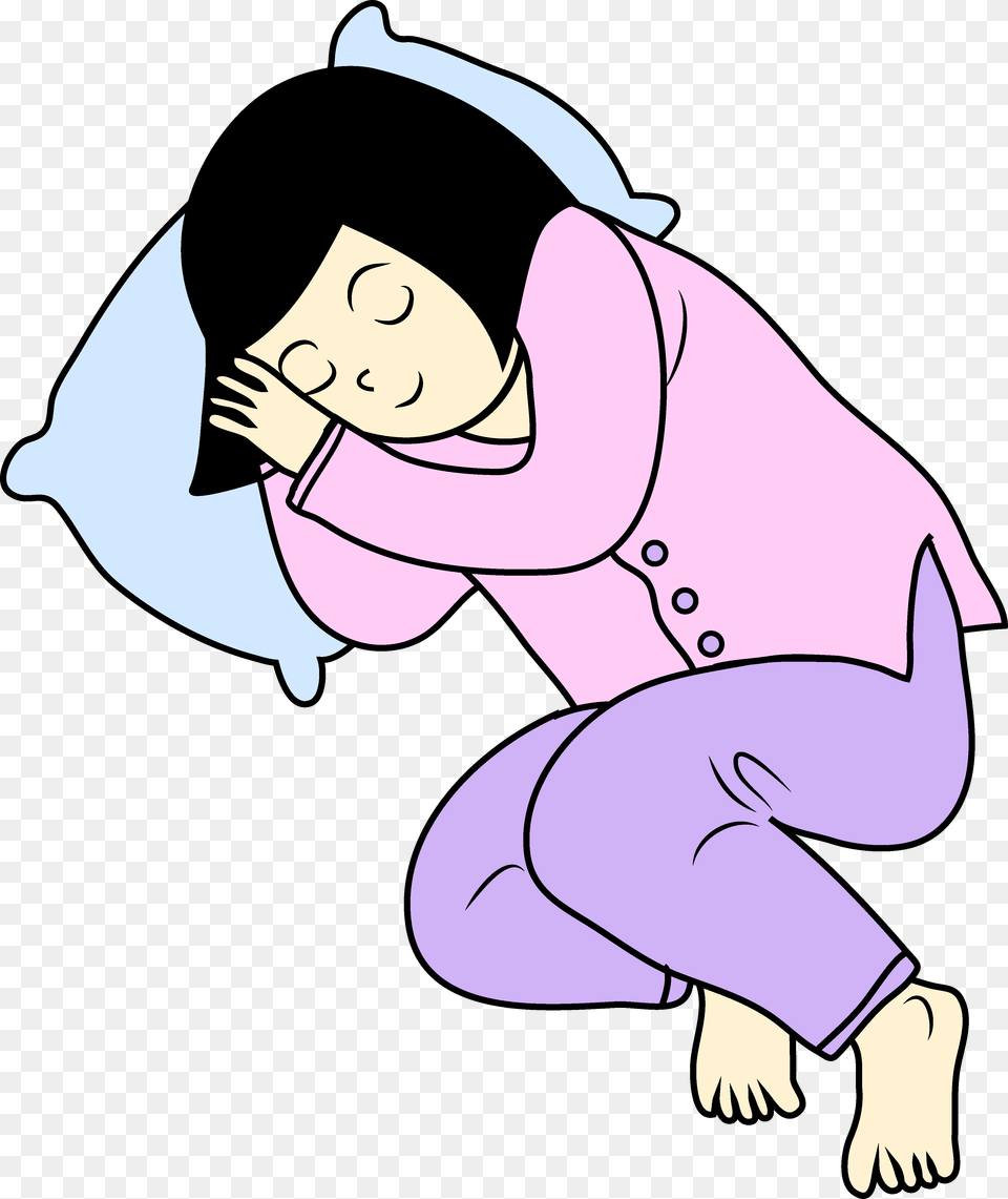 Pillow Clipart Zzz, Baby, Person, Face, Head Free Png Download