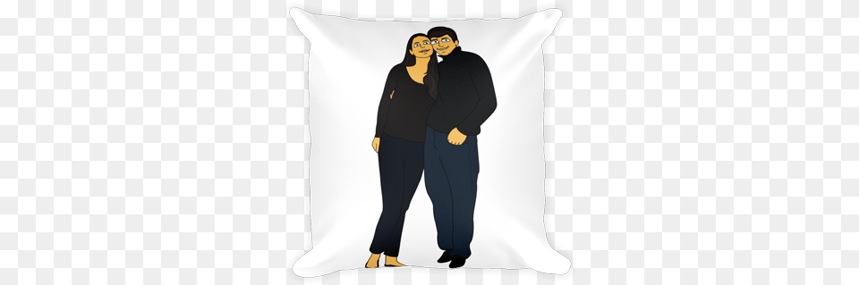 Pillow Couple Full Body Love, Clothing, Sleeve, Home Decor, Long Sleeve Free Png Download