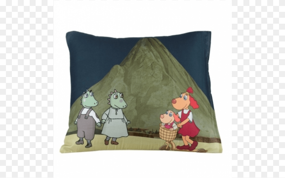 Pillow Cover Lotte And Volcano Cushion, Home Decor, Baby, Person Free Png Download