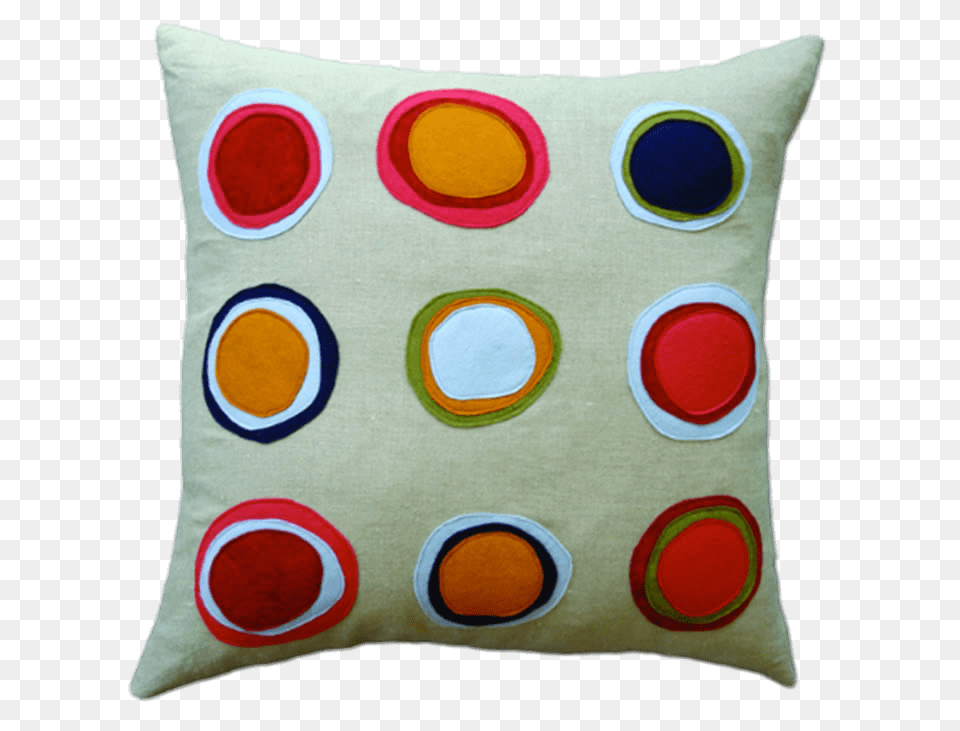 Pillow With Dots, Cushion, Home Decor Free Png