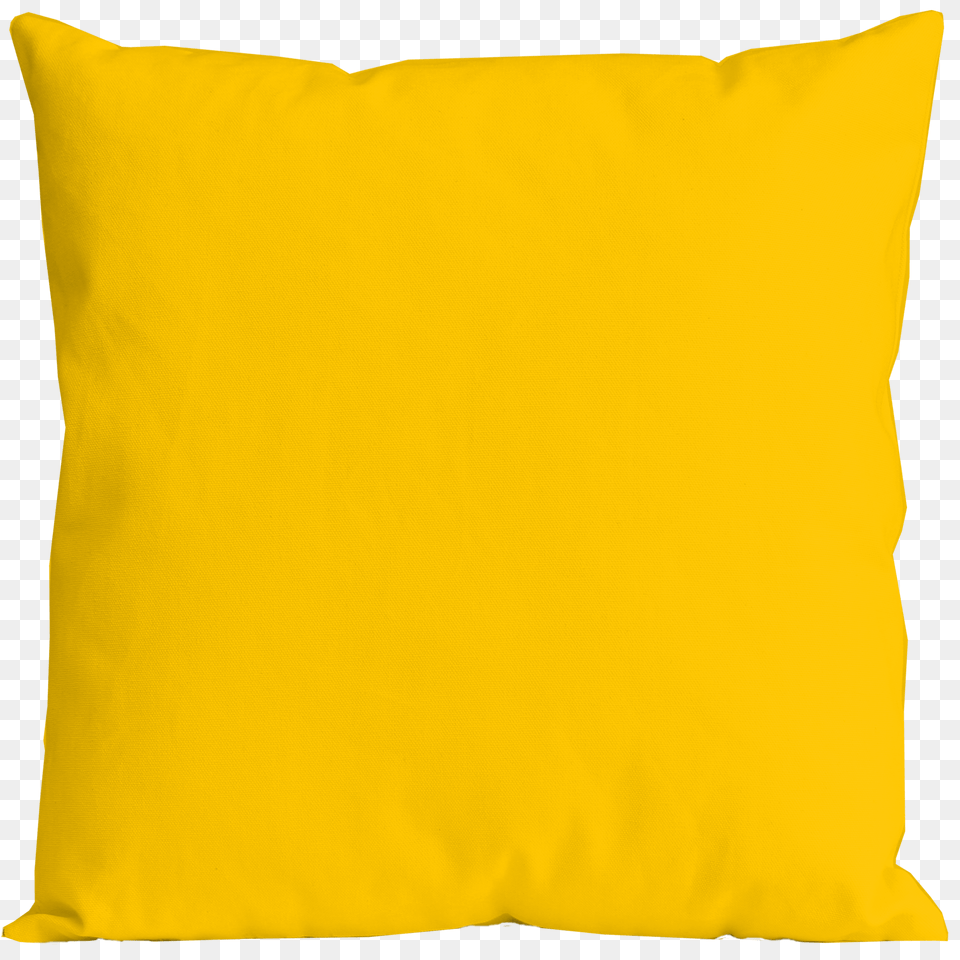 Pillow Yellow, Cushion, Home Decor Free Transparent Png