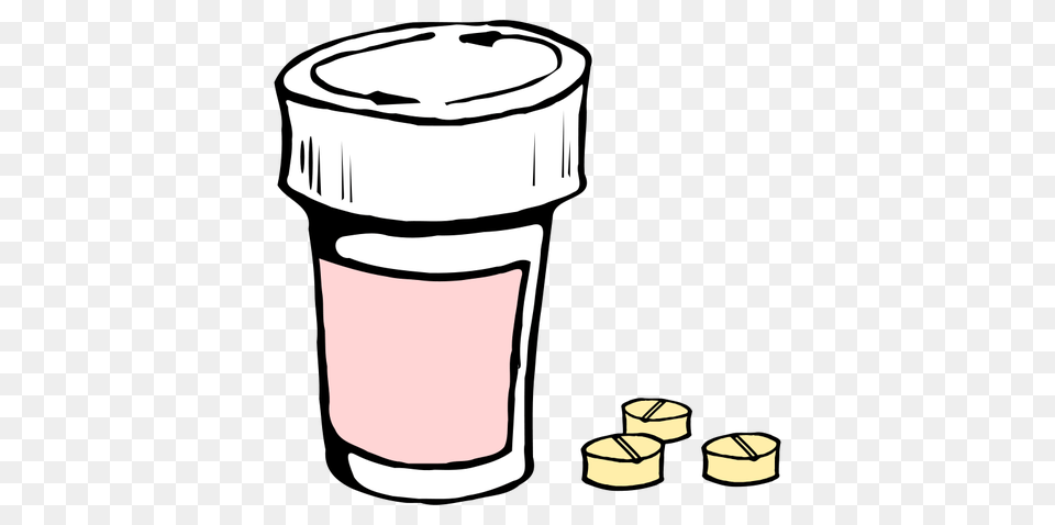 Pills And Container Vector Image, Bottle, Shaker Free Png