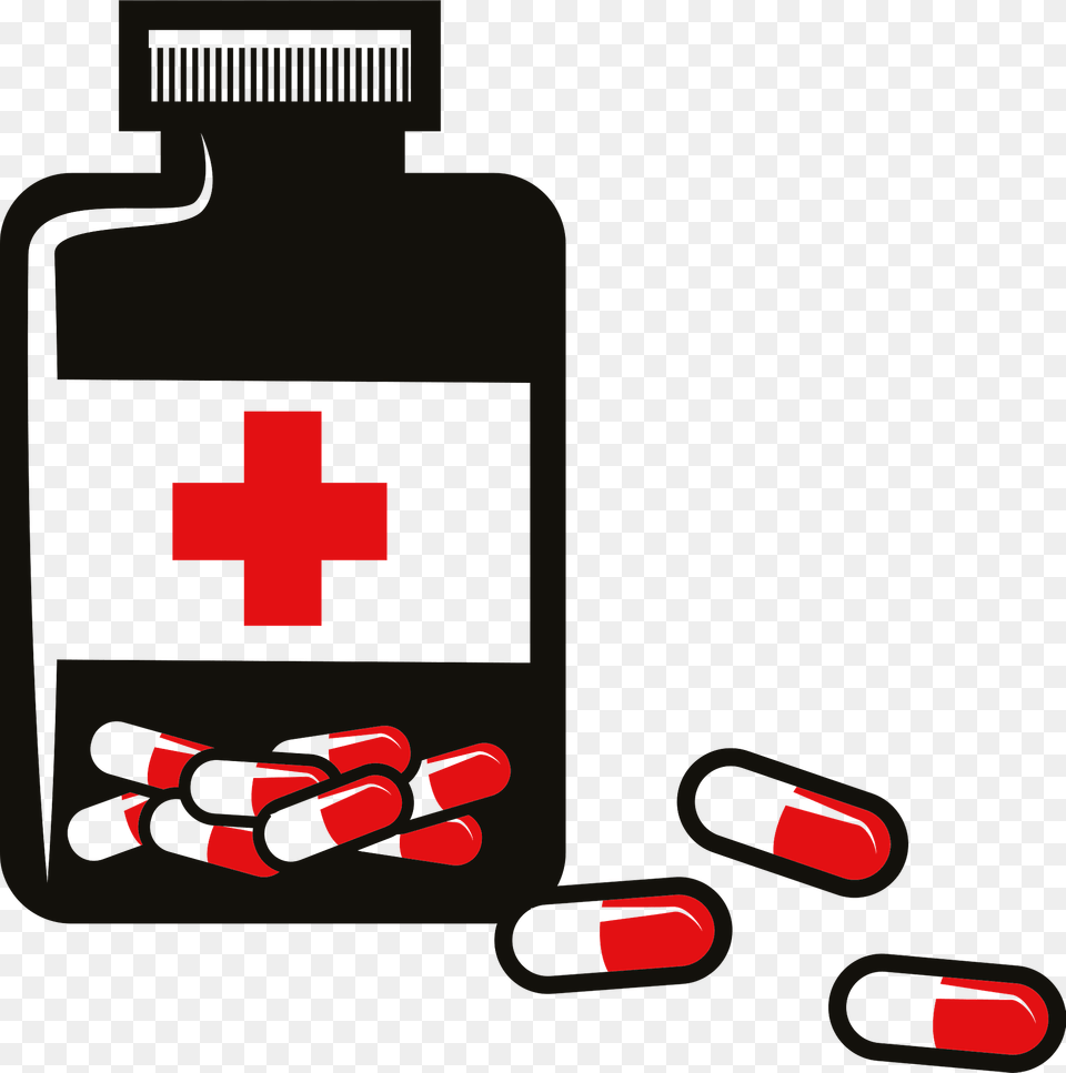 Pills Bottle Clipart, Medication, First Aid, Dynamite, Weapon Png
