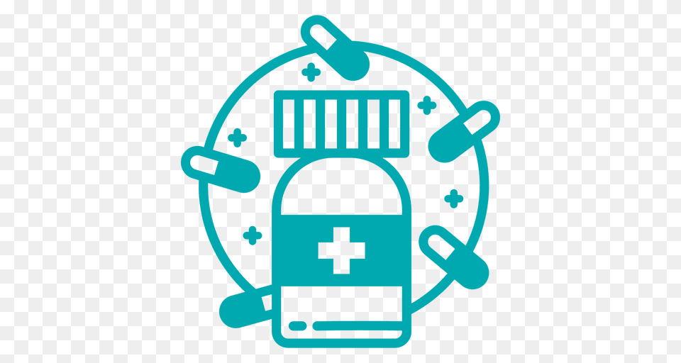 Pills Bottle Icon, First Aid Free Png