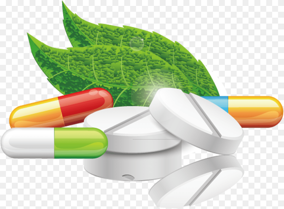 Pills Clipart Banana Drug Clipart, Plant, Herbal, Herbs, Pill Free Png Download