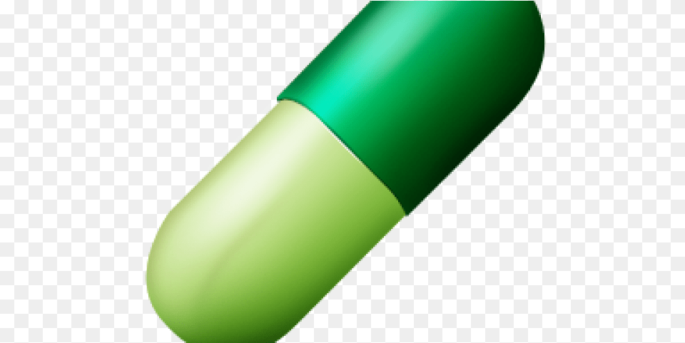Pills Clipart Green Capsule Green Capsule, Medication, Pill Png Image