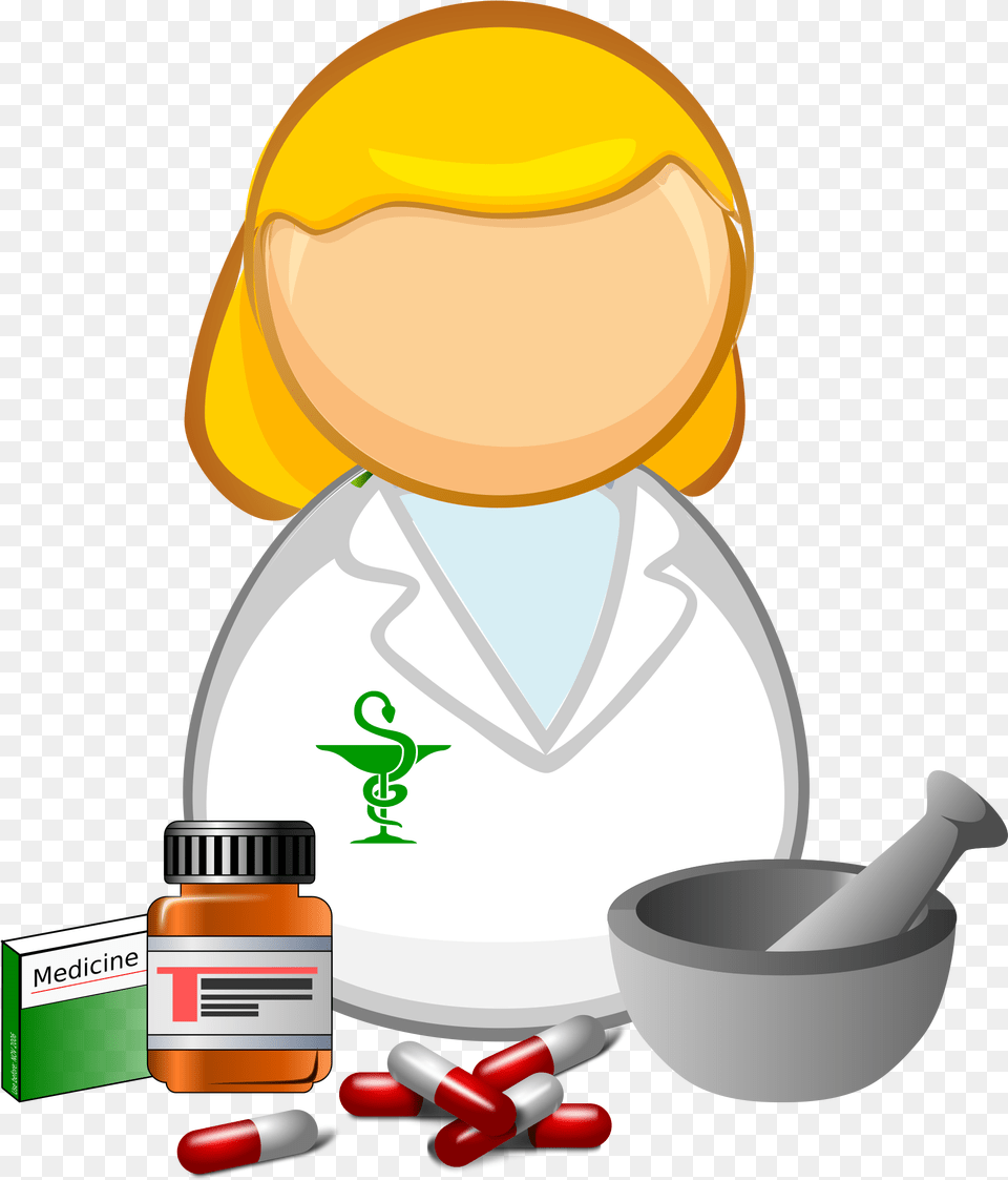 Pills Clipart Legal Drug Pharmacist Clipart, Clothing, Coat, Herbal, Herbs Free Png Download