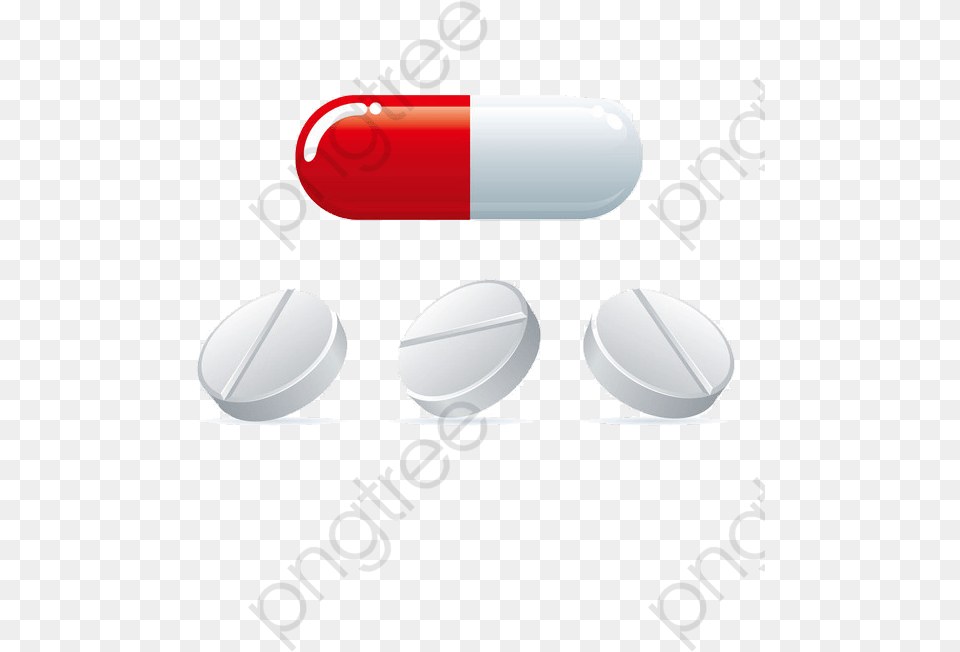Pills Clipart Tablet Vector, Capsule, Medication, Pill Free Png Download