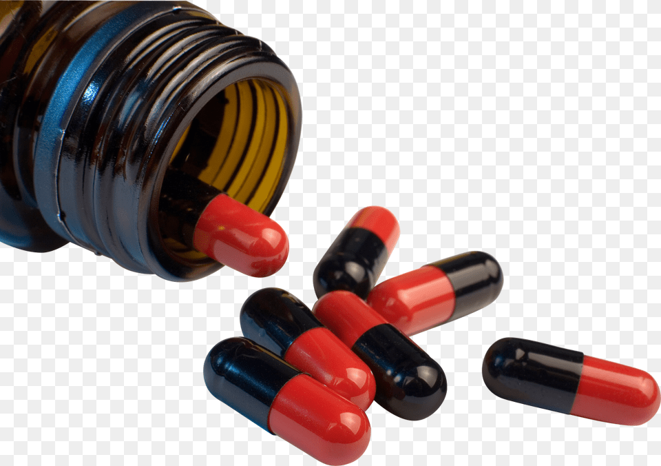 Pills Coming Out From Bottle Hap, Medication, Pill, Cosmetics, Lipstick Png Image