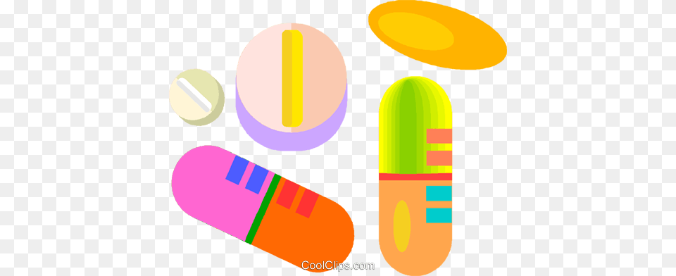 Pills Drugs Royalty Vector Clip Art Illustration, Medication, Pill, Capsule Free Png Download