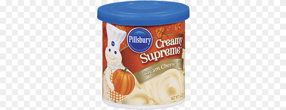 Pillsbury Creamy Supreme Cream Cheese Flavored Frosting Pillsbury Creamy Supreme Frosting Cream Cheese, Dessert, Food, Ice Cream, Birthday Cake Free Png Download
