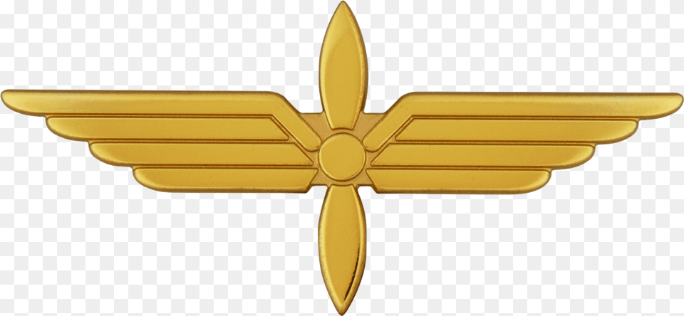 Pilot Abzeichen Tenu A Clip Art, Gold, Symbol, Aircraft, Airplane Free Png