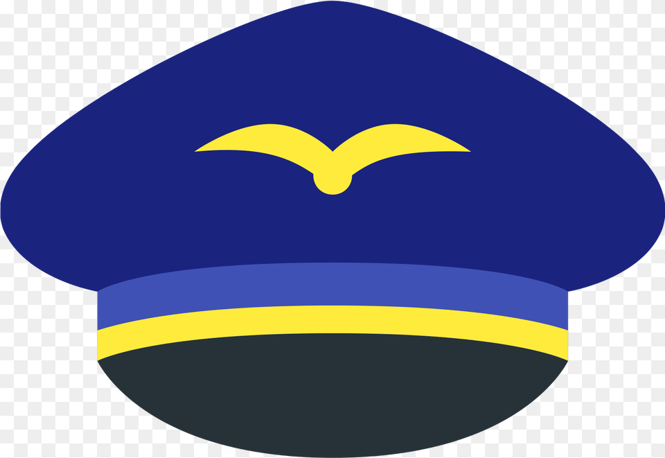 Pilot Clipart Icon Clipart Pilot Hat Cap, Clothing, Logo, Symbol Free Transparent Png
