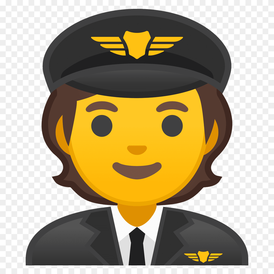 Pilot Emoji Clipart, Captain, Person, Officer, Logo Png