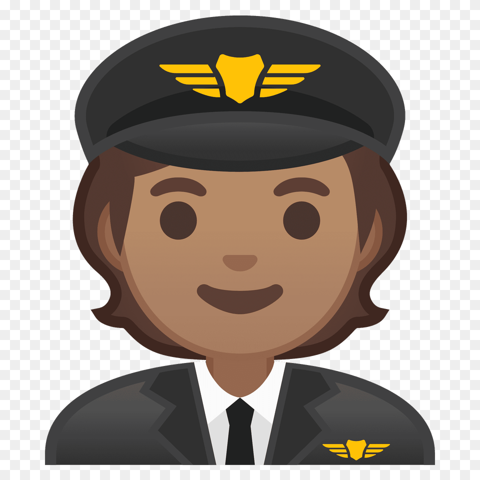 Pilot Emoji Clipart, Person, Captain, Officer, Logo Png
