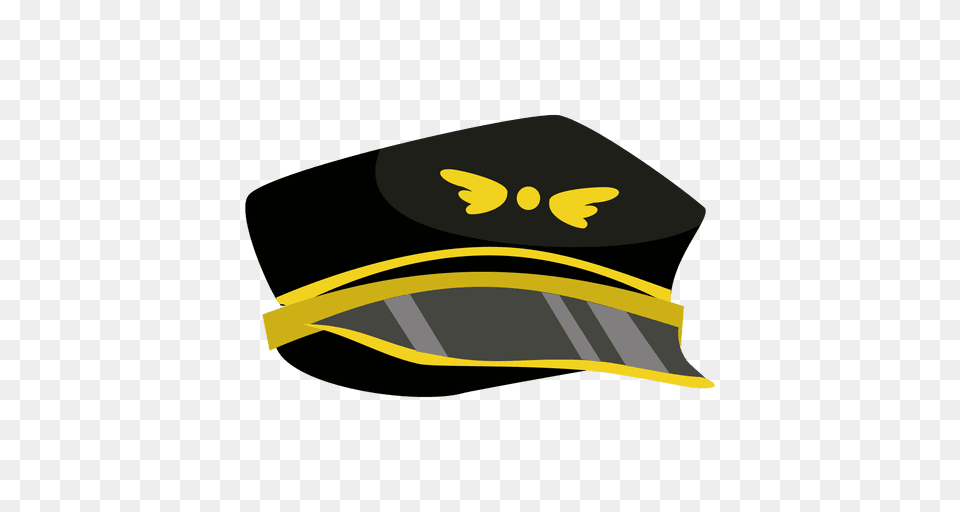 Pilot Hat Cartoon, Baseball Cap, Cap, Clothing, People Png Image