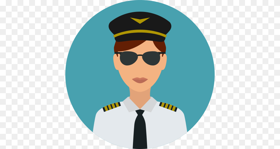 Pilot Icons And Graphics, Accessories, Sunglasses, Captain, Person Free Png Download